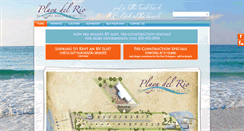 Desktop Screenshot of playadelriorvresort.com